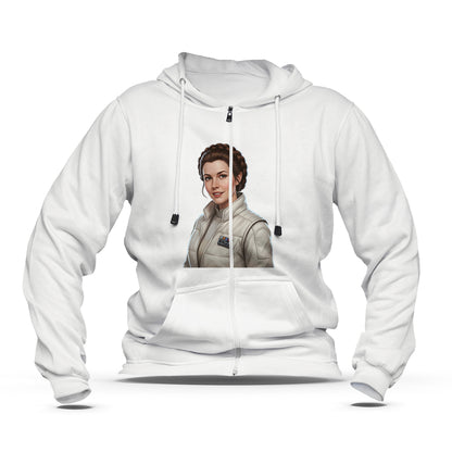 Hoodie zippé Leia
