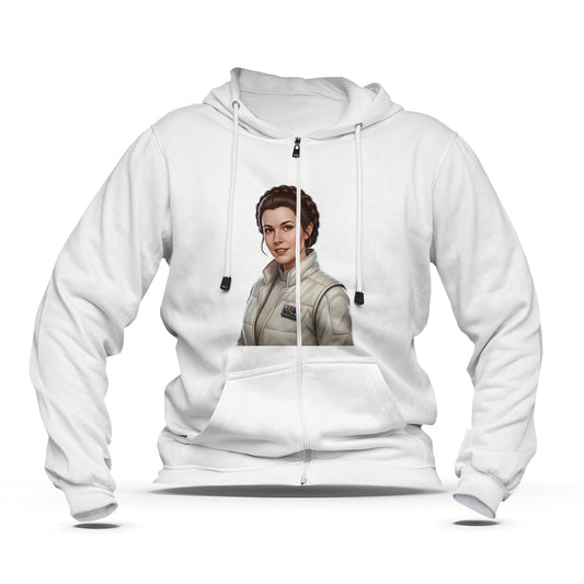 Hoodie zippé Leia
