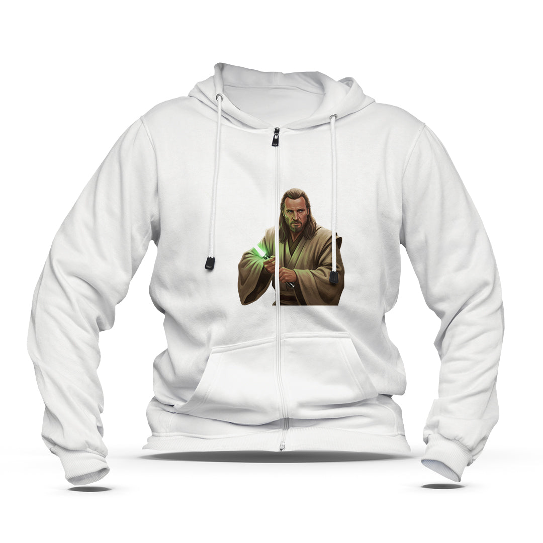 Hoodie zippé Qui-Gon Jinn