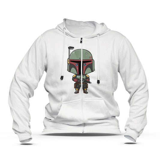 Hoodie zippé enfant Boba Fett