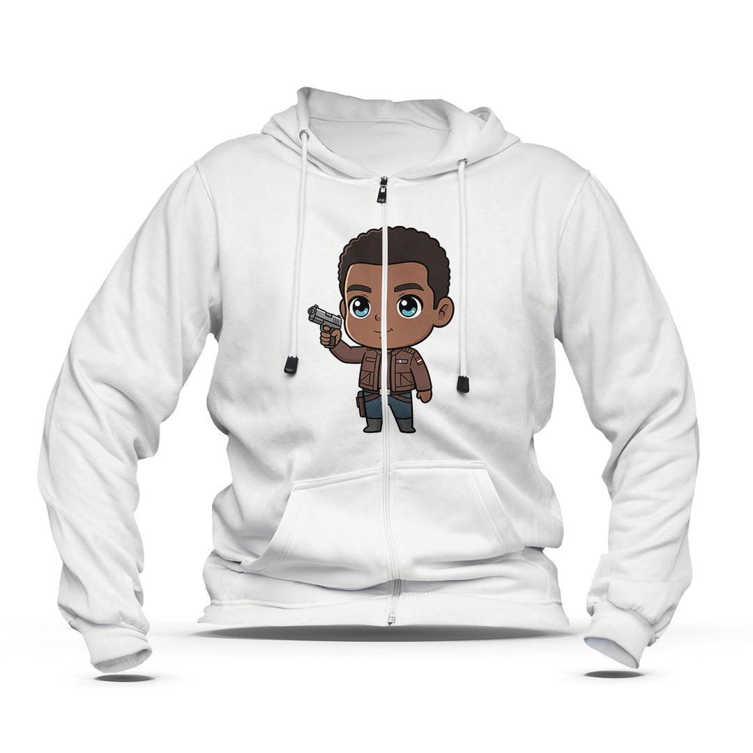 Hoodie zippé enfant Finn