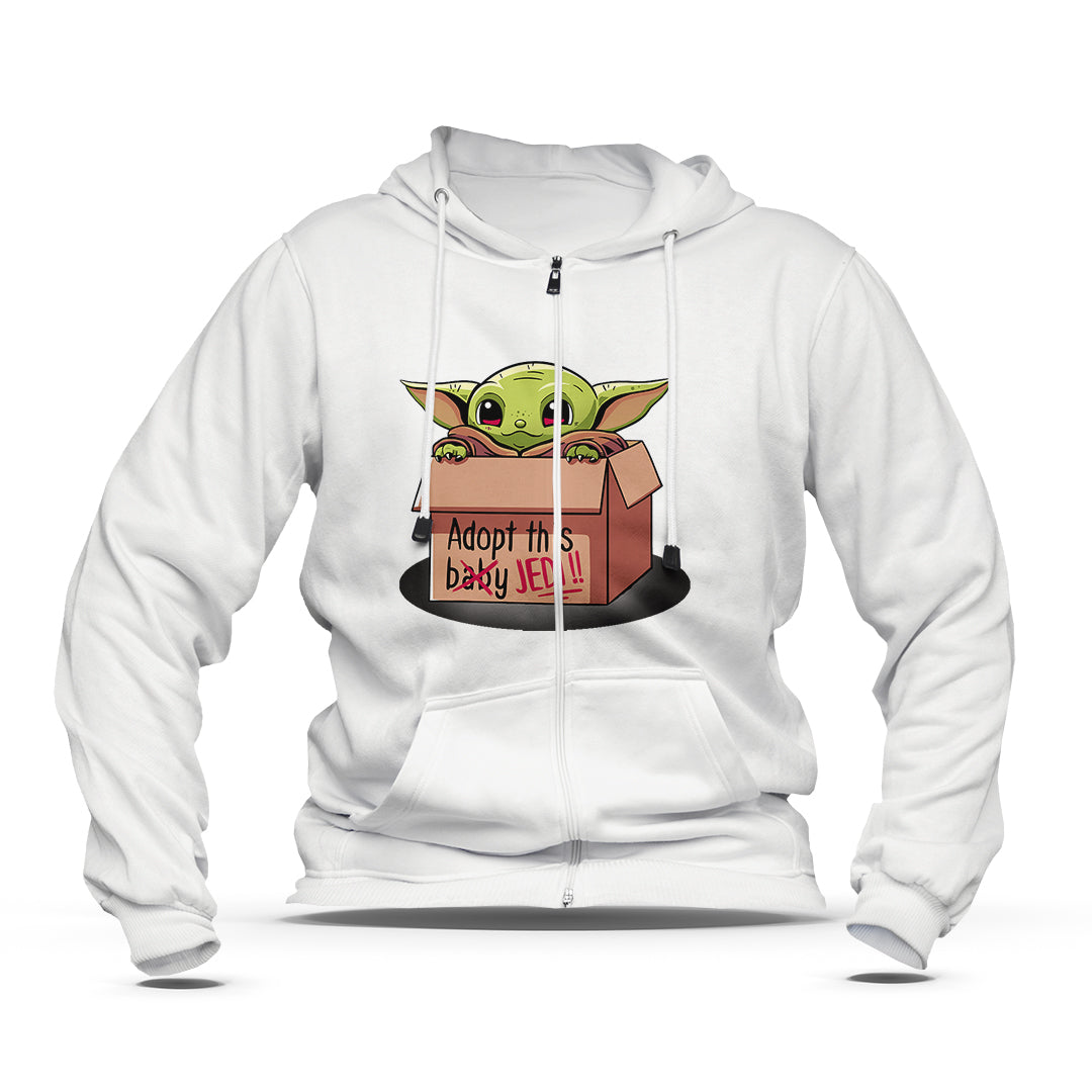 Hoodie zippé enfant Star Wars Bébé Yoda