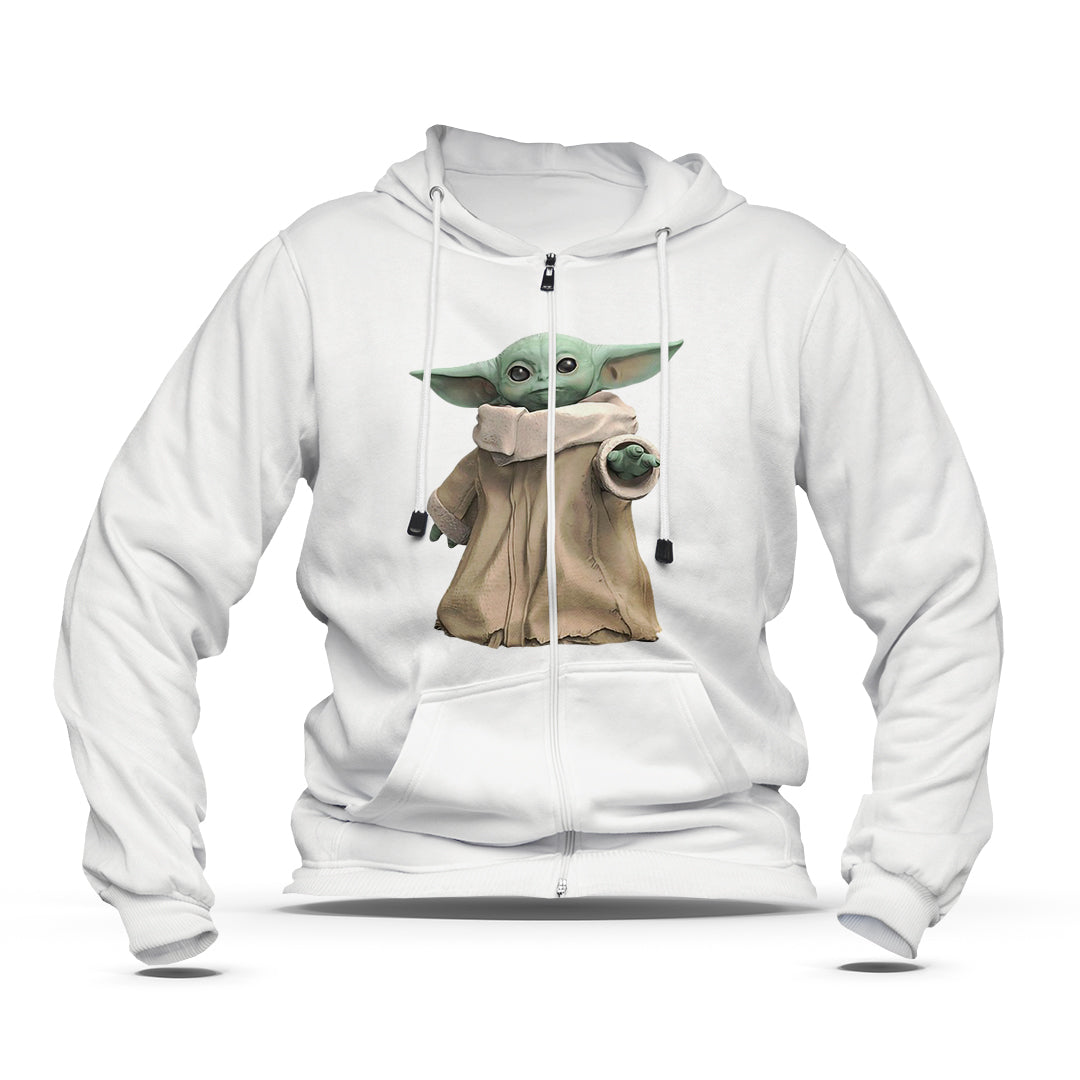 Hoodie zippé enfant Star Wars Grogu