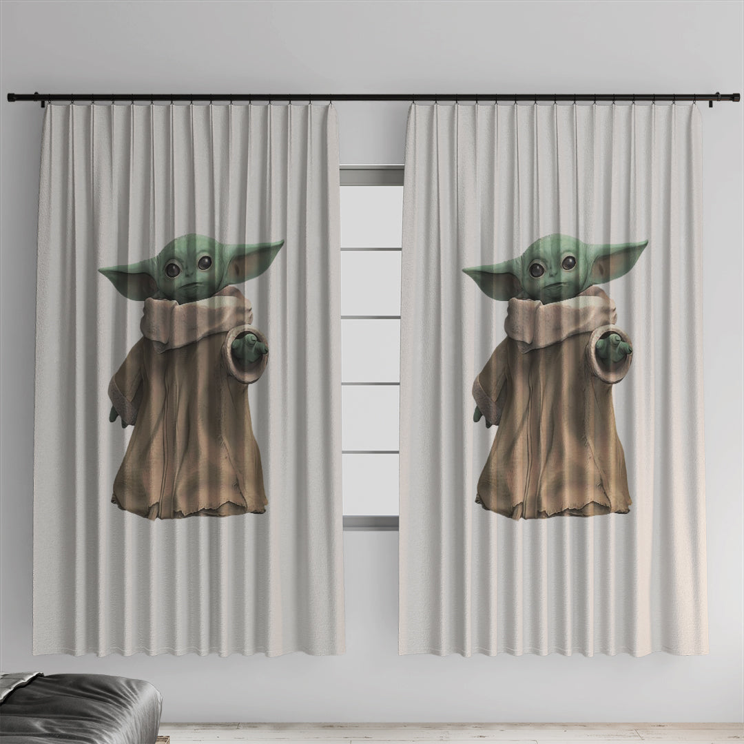 Rideau de chambre Bébé Yoda