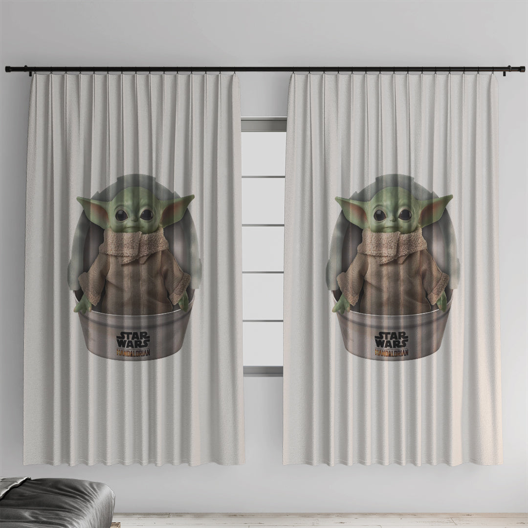 Rideau de chambre Grogu