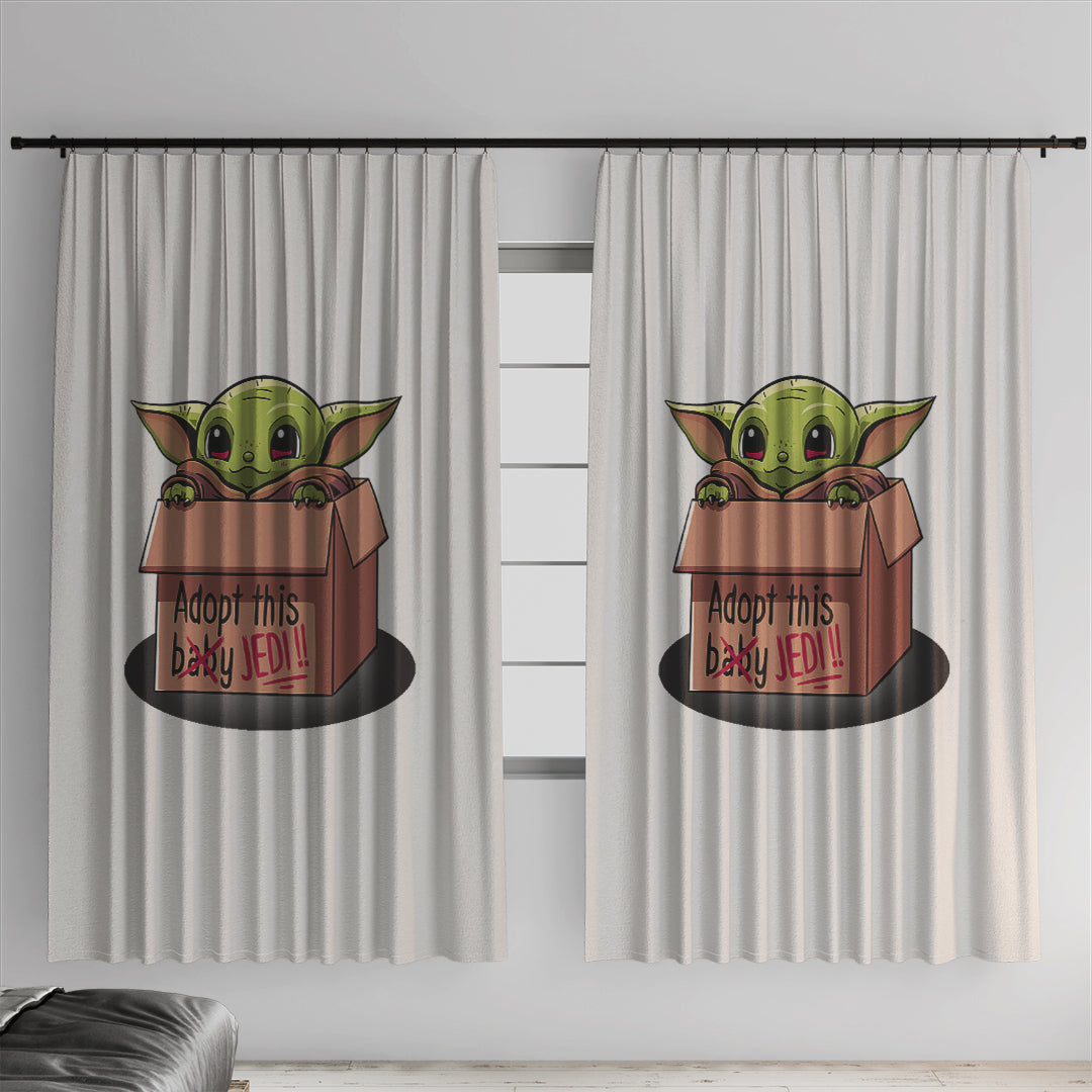Rideau de chambre Star Wars Bébé Yoda