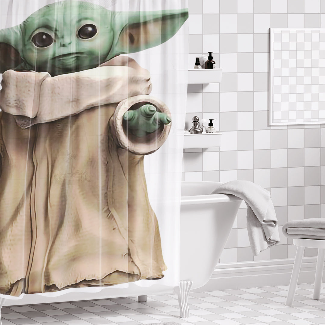 Rideau de douche Bébé Yoda