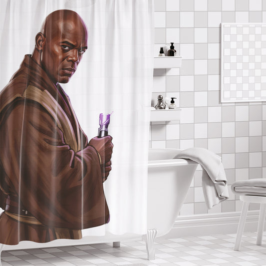 Rideau de douche Mace Windu