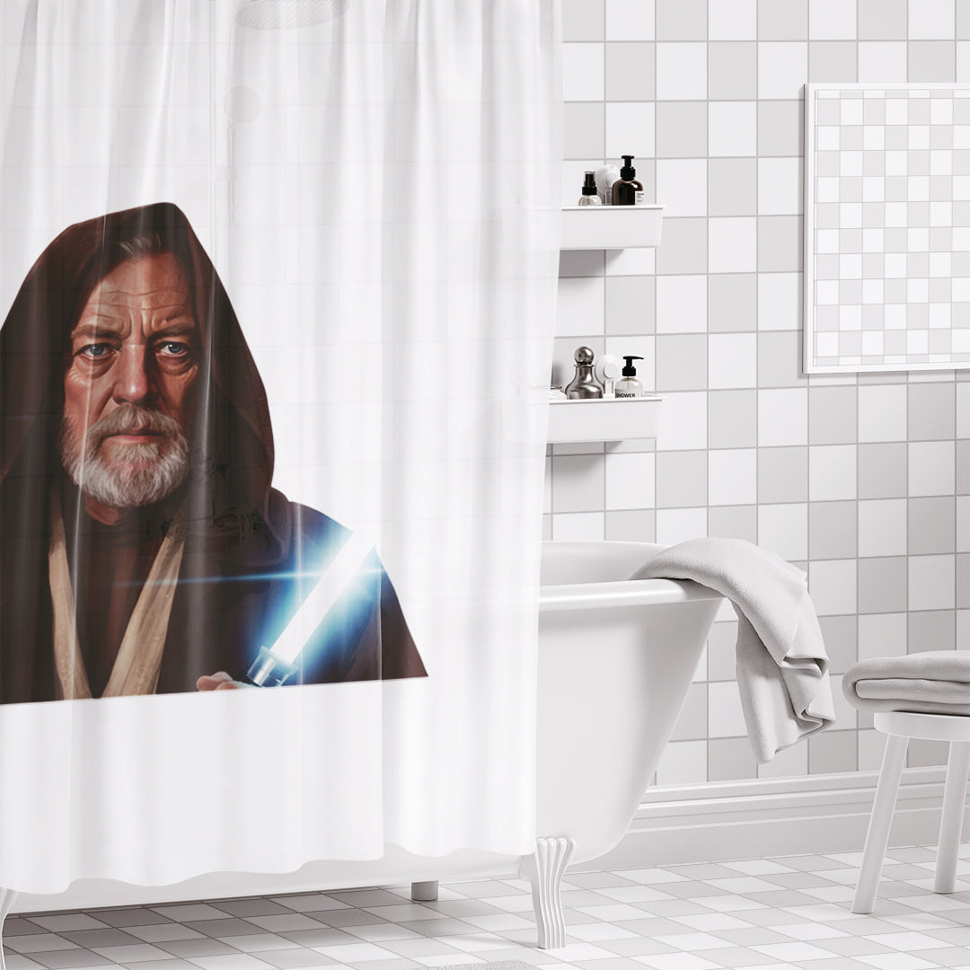 Rideau de douche Star Wars Ben Kenobi