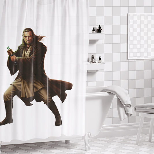 Rideau de douche Star Wars Qui-Gon Jinn