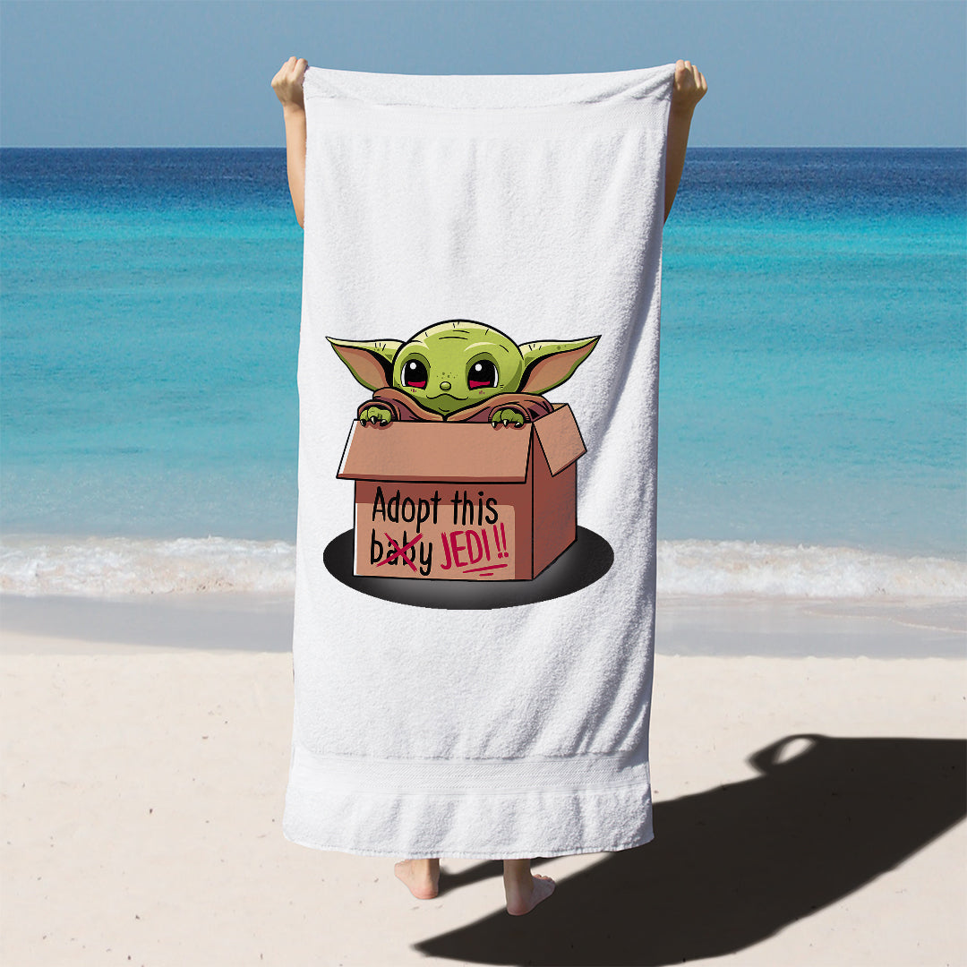 Serviette de Plage Star Wars Bébé Yoda
