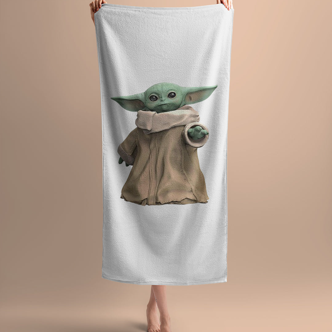 Serviette de bain Bébé Yoda