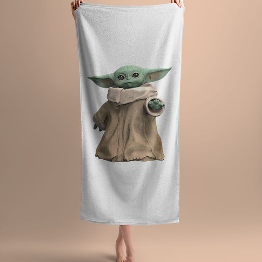 Serviette de bain Bébé Yoda
