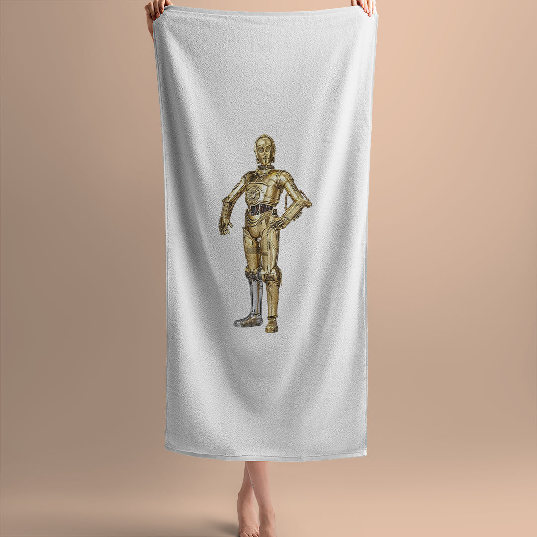 Serviette de bain C-3PO