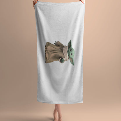 Serviette de bain star wars Grogu