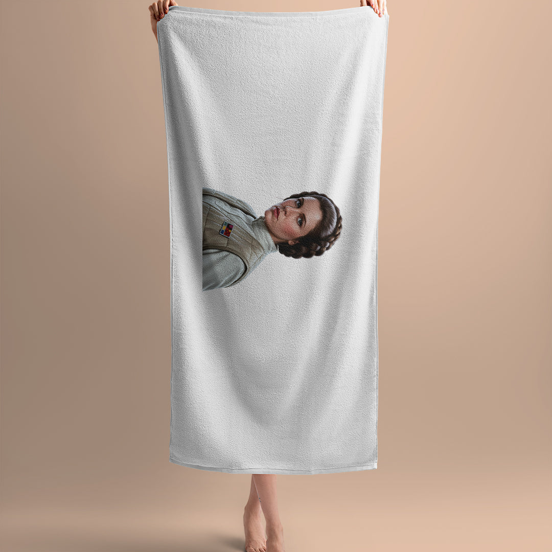 Serviette de bain star wars Leia