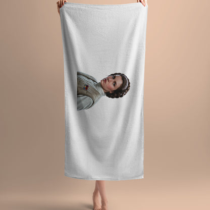 Serviette de bain star wars Leia