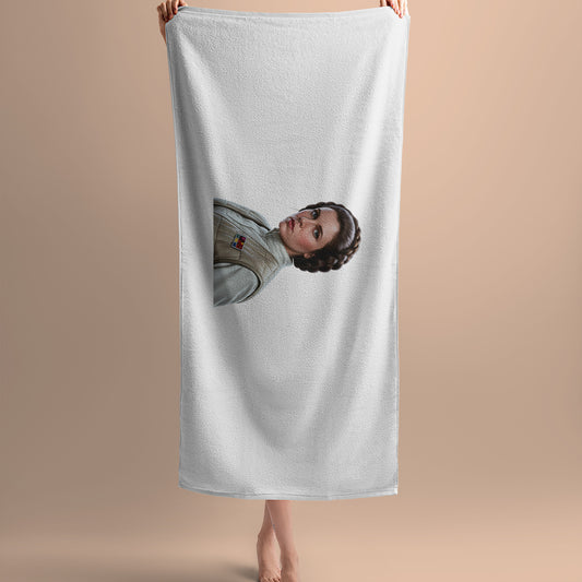 Serviette de bain star wars Leia