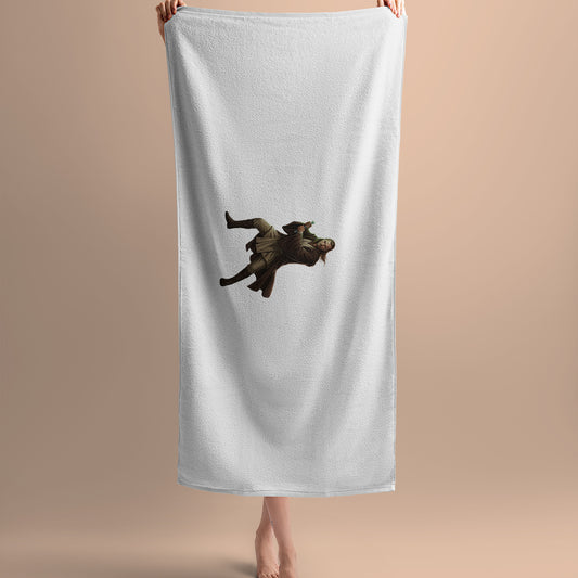 Serviette de bain star wars Qui-Gon Jinn