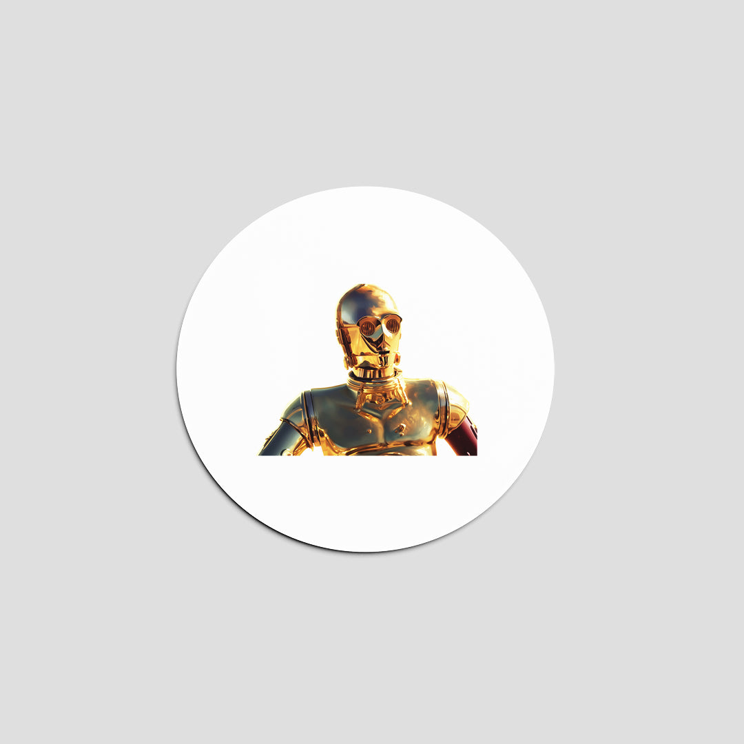 Pegatina de Star Wars C-3PO