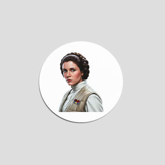 Pegatina de Leia de Star Wars