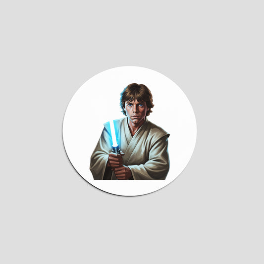 Pegatina de Luke Skywalker de Star Wars