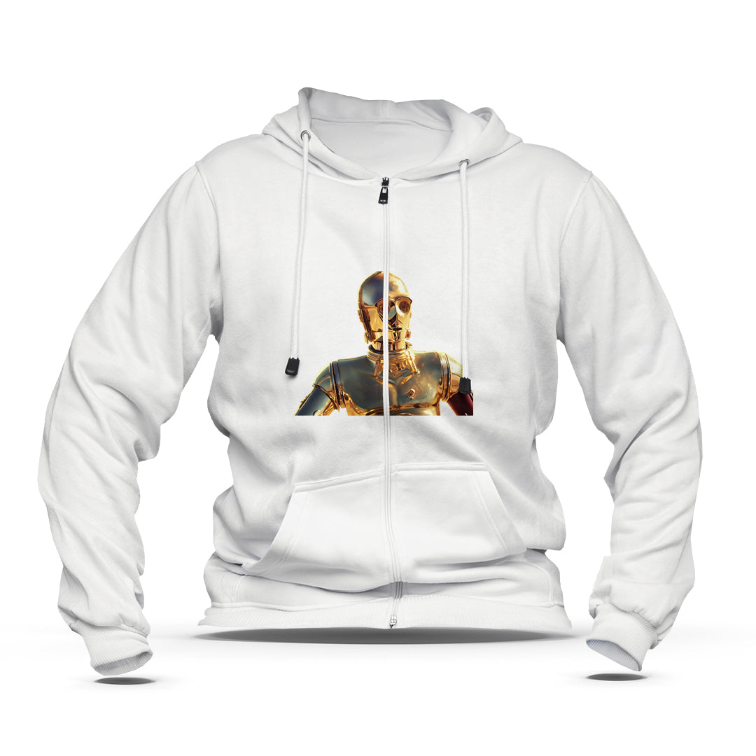 hoodie zippé star wars C-3PO
