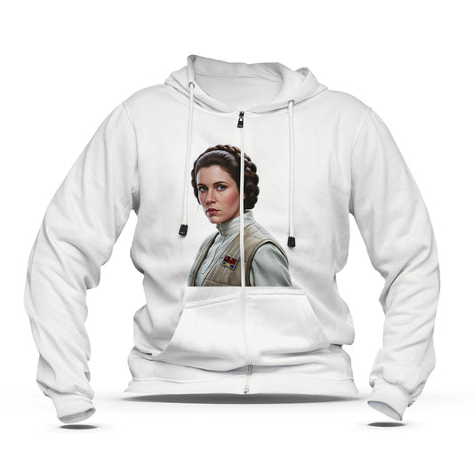 hoodie zippé star wars Leia