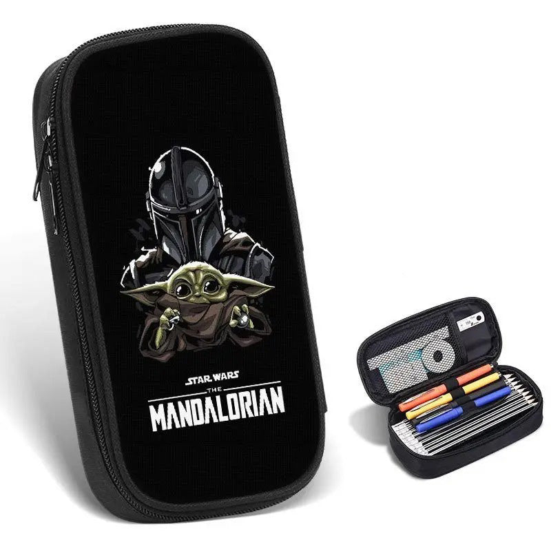 Trousse star wars mandalorian sur fond noir