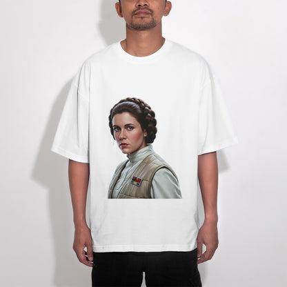 t-shirt oversize star wars leia
