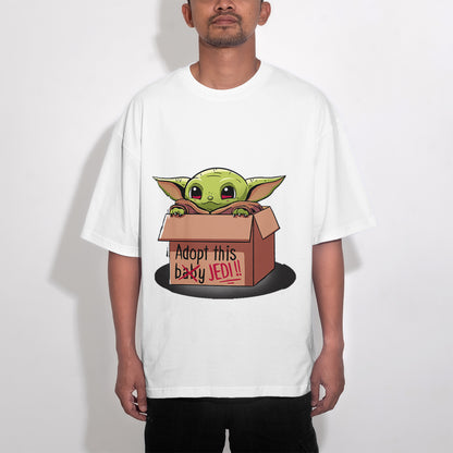 t-shirt oversize star wars bébé yoda