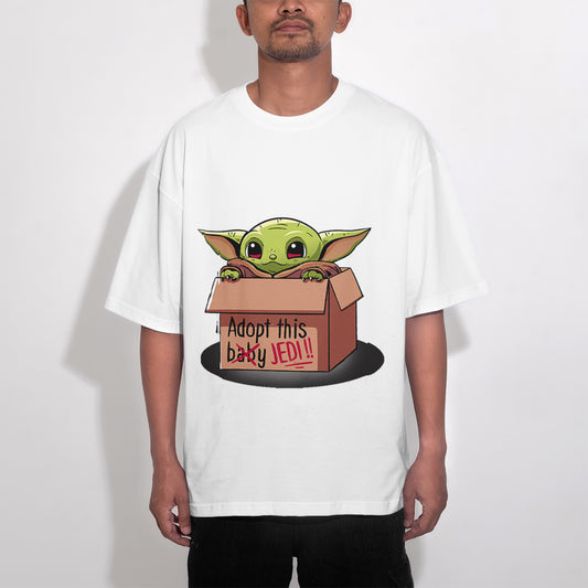 t-shirt oversize star wars bébé yoda