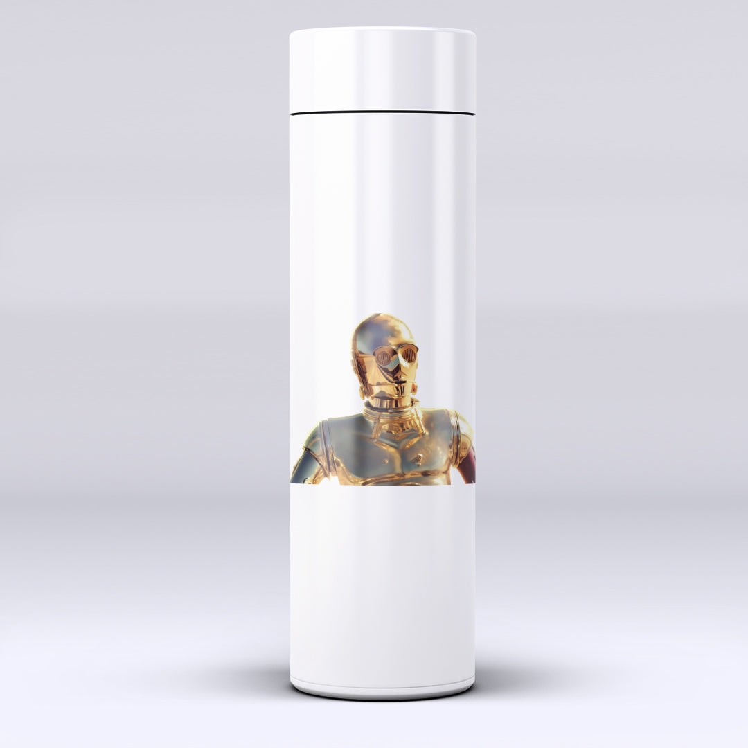 Thermos C-3PO : L’élégance dorée à emporter