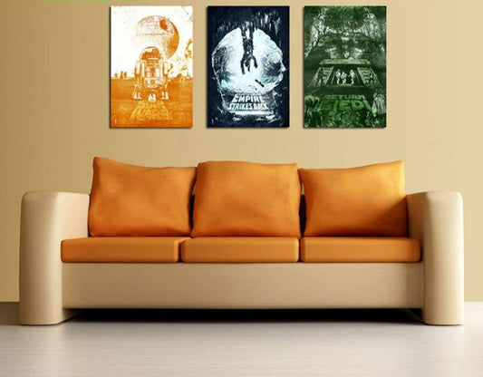 cadre triptyque star wars