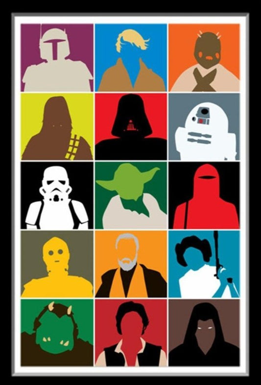 toile murale star wars
