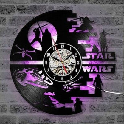 HORLOGE STAR WARS VINYLE