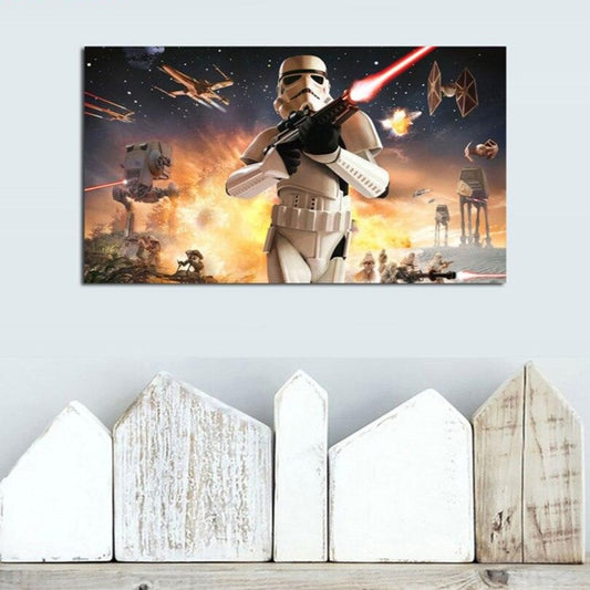 toile lumineuse star wars