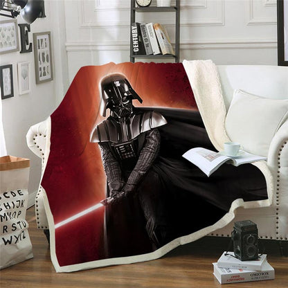 Manta de ganchillo Darth Vader de Star Wars