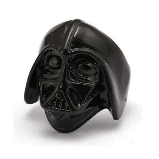 bague dark vador noir