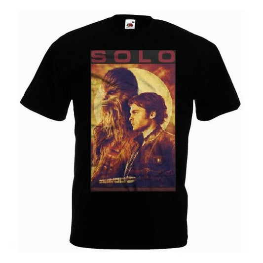 Camiseta Star Wars Chewbacca y Han Solo