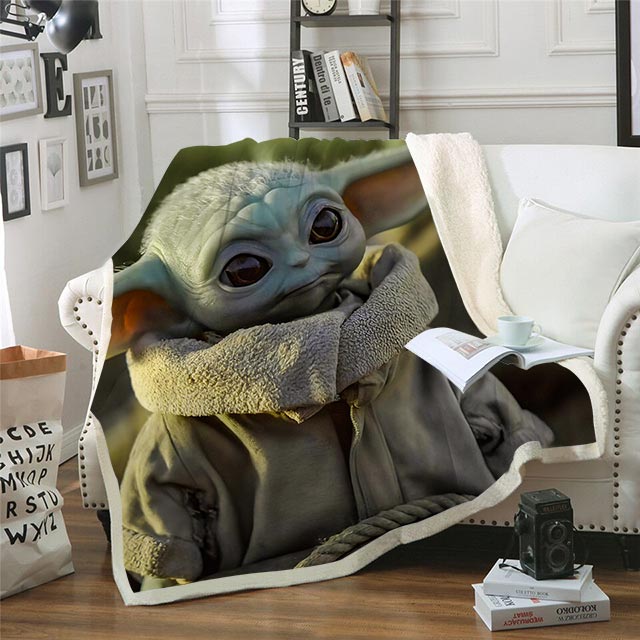 Plaid Bébé Yoda