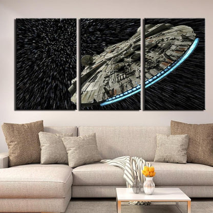 TABLEAU STAR WARS VAISSEAU RÉBELLION