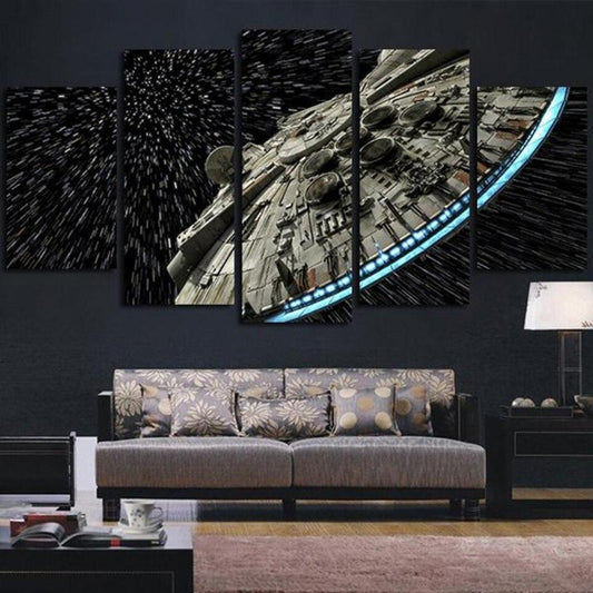 tableau star wars faucon