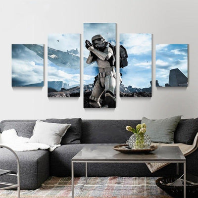 tableau toile star wars stormtrooper