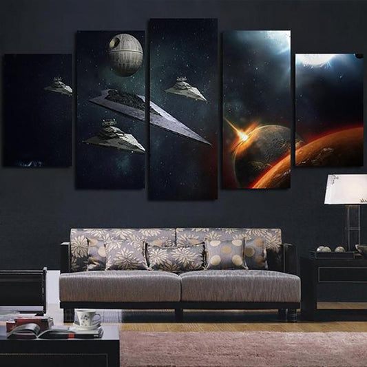 tableau vaisseau star wars