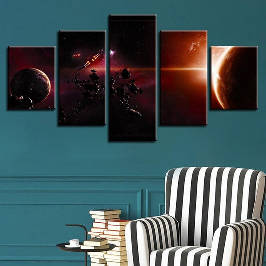tableau star wars planète