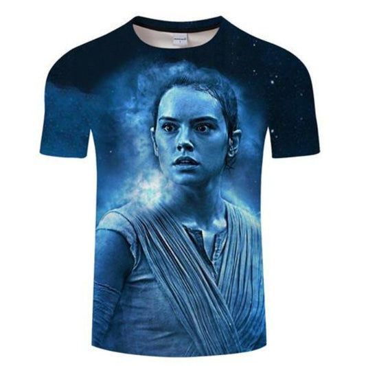 Camiseta Star Wars Rey Azul