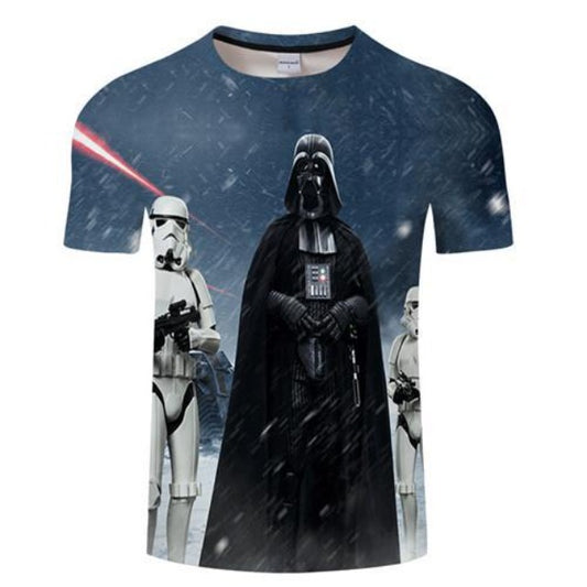 Camiseta Star Wars Darth Vader Azul y Negra