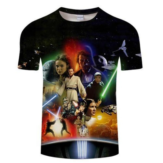Camiseta Star Wars Compilación de Personajes