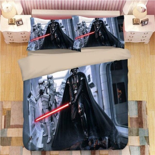 housse de couette star wars pou 2 places